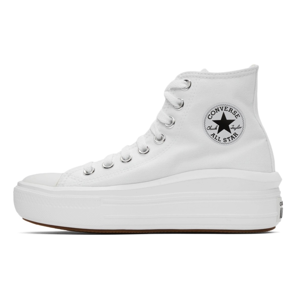 CONVERSE White Chuck Taylor All Star Move Hi Sneakers